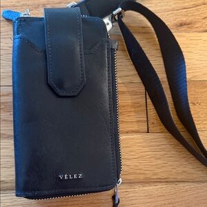 Black Leather Phone Case